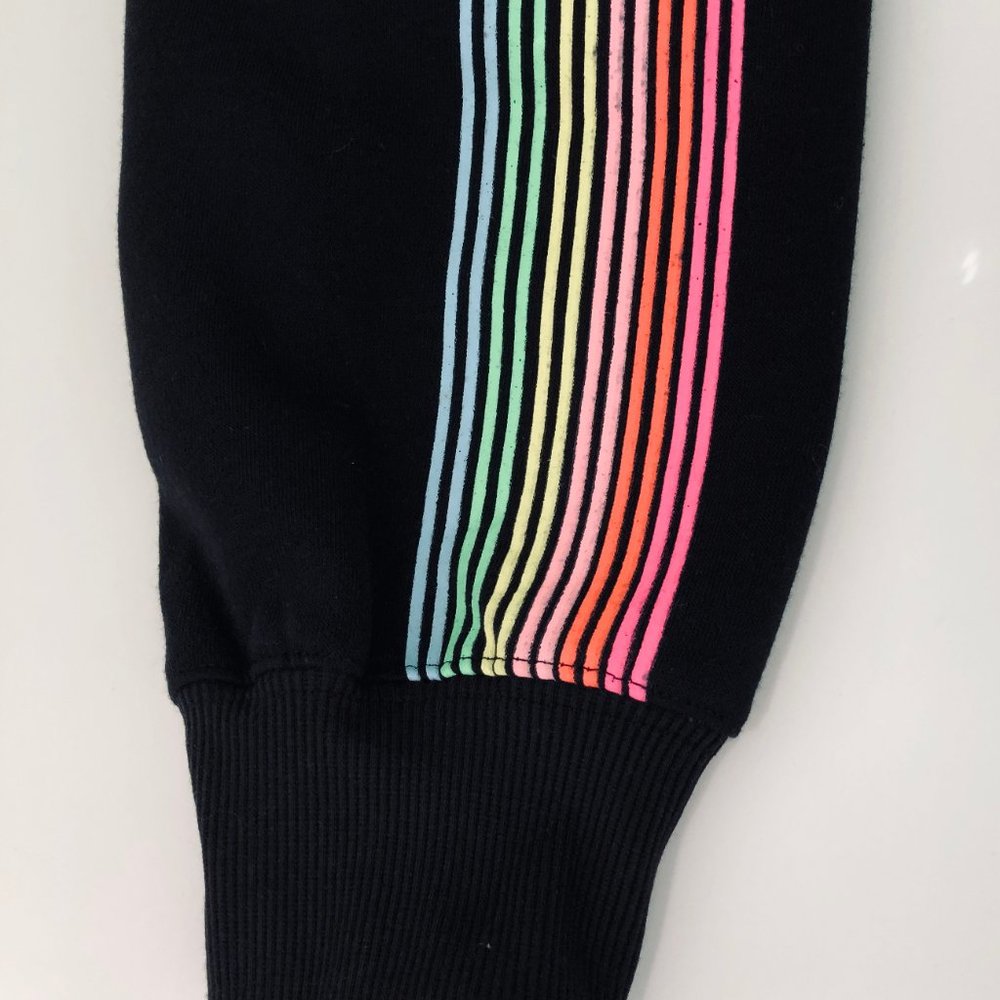 BEBE Sport Logo Stripe Black Jogger NWT Size Large - Picture 5 of 10